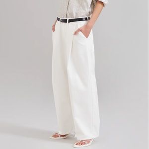The Frankie Shop DREW DENIM PANTS - WHITE Size S